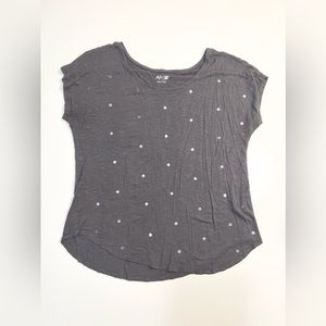 Gray Bedazzled Top (L)